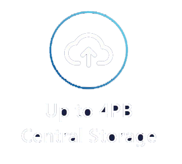 Up to 4PB Central Storage